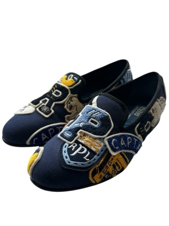 Polo Ralph Lauren Other - NWT Men's Polo Ralph Lauren Quilted Slip-On Slippers with All-Over Logo Patches